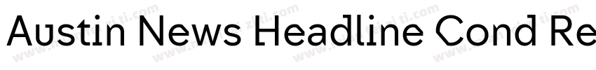 Austin News Headline Cond Regular字体转换